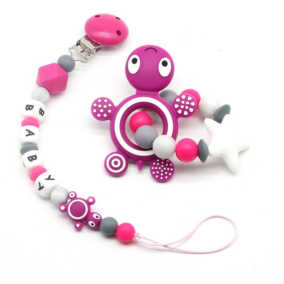 Dummy Holder Teething Pacifier Clip